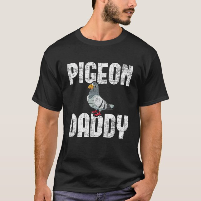 Pigeon pappa - Bird Älskare Pigeon Tävla Homing Bi T Shirt (Framsida)