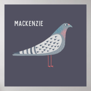 Pigeon-Personlig Poster