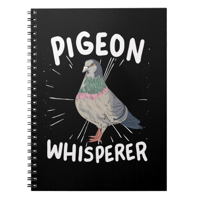 Pigeon - Pigeon Whisperer Anteckningsbok (Framsidan)