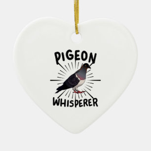 Pigeon - Pigeon Whisperer Julgransprydnad Keramik