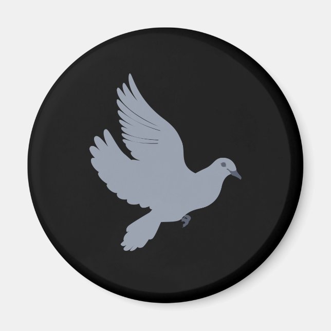 Pigeon Pigeons Doves Bird Birds Avières Fly Magnet (Framsidan)