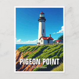Pigeon Point fyr California Vykort