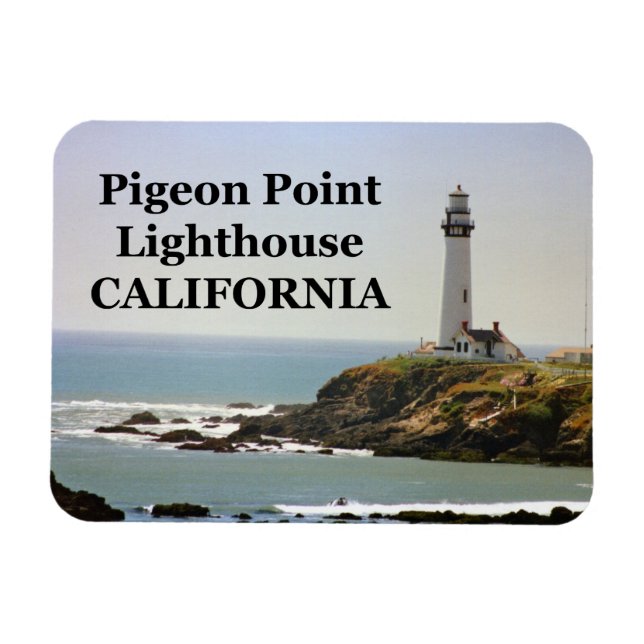 Pigeon Point Lighthouse, California Flexi-Magnet Magnet (Horisontell)