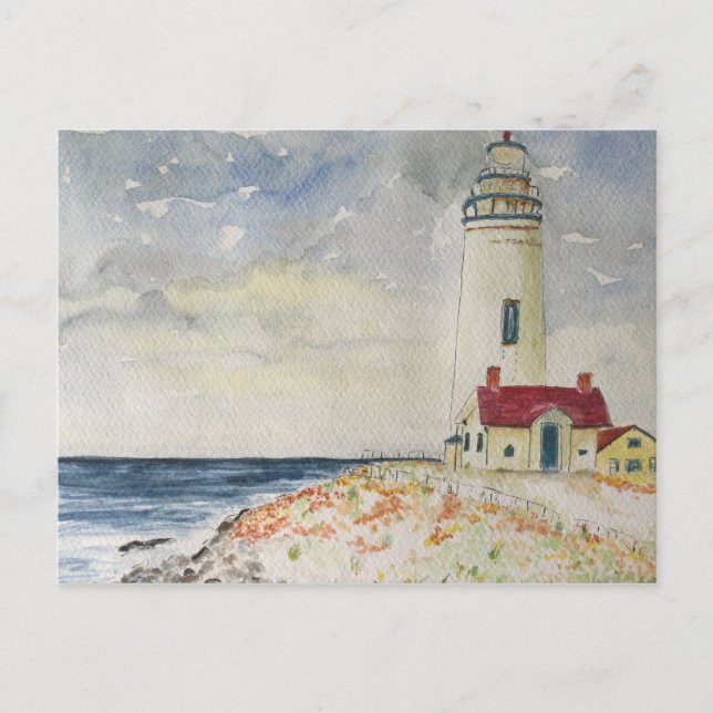 Pigeon Point Lighthouse California Vykort (Framsida)