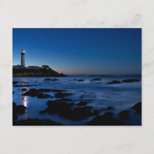 Pigeon Point Lighthouse Halva Måne Bay, Ca Vykort