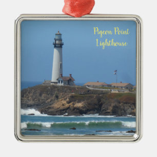 Pigeon Point Lighthouse Julgransprydnad Metall