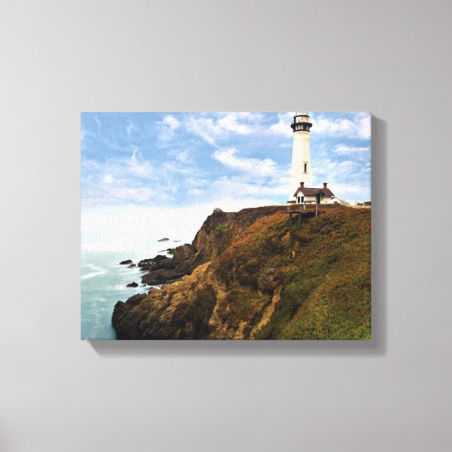 Pigeon Point Lighthouse | Kalifornien Canvastryck (Framsida)