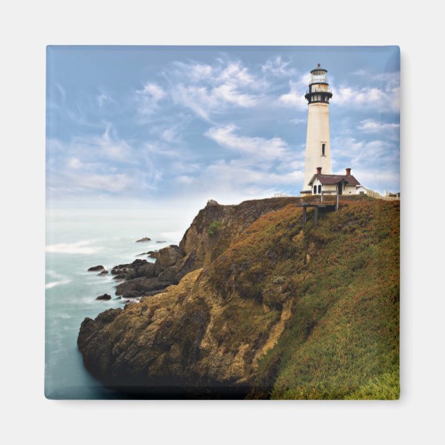 Pigeon Point Lighthouse | Kalifornien Magnet (Framsidan)