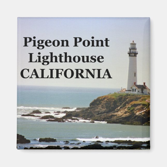 Pigeon Point Lighthouse, Kalifornien Magnet (Framsidan)