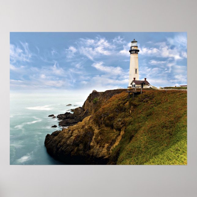 Pigeon Point Lighthouse | Kalifornien Poster (Framsidan)