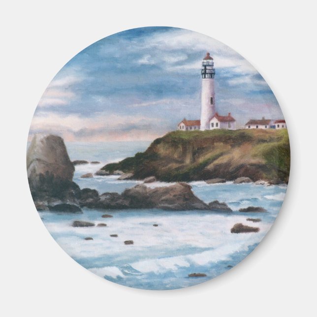 Pigeon Point Lighthouse Magnet (Framsidan)