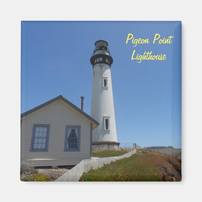 Pigeon Point Lighthouse Magnet (Framsidan)