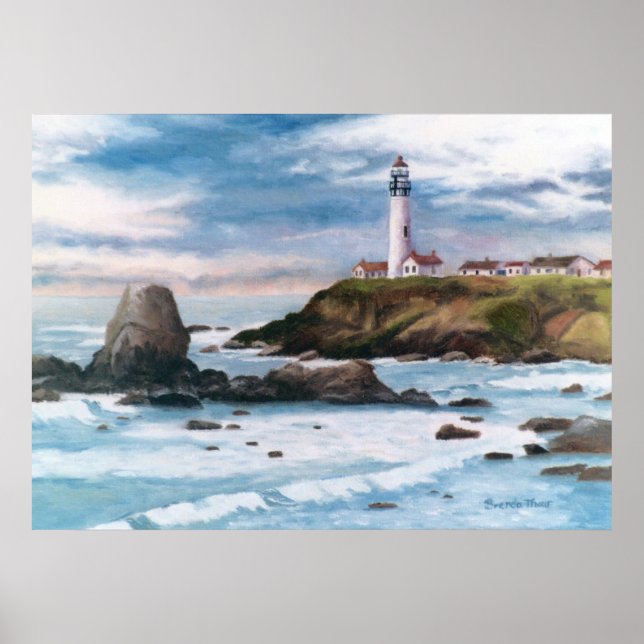 Pigeon Point Lighthouse Poster (Framsidan)