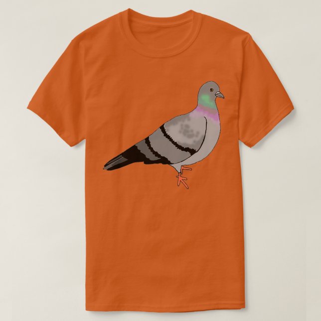 Pigeon-promenad 1 t shirt (Design framsida)