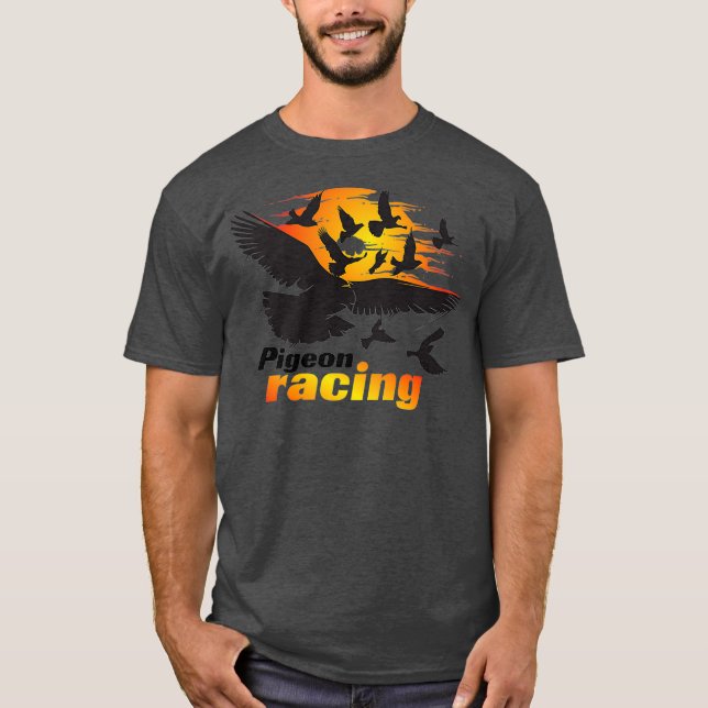 Pigeon Racing   Classic Bird Racers  Gift_4 T Shirt (Framsida)