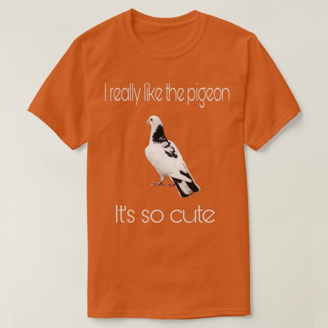 Pigeon Racing Tshirt Classic TShirt T Shirt (Design framsida)