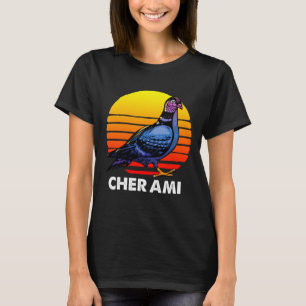 Pigeon Retro Cher Ami Världskrig Bird Dove of Peac T Shirt