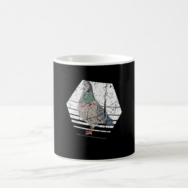 Pigeon Retro Kaffemugg (Center)