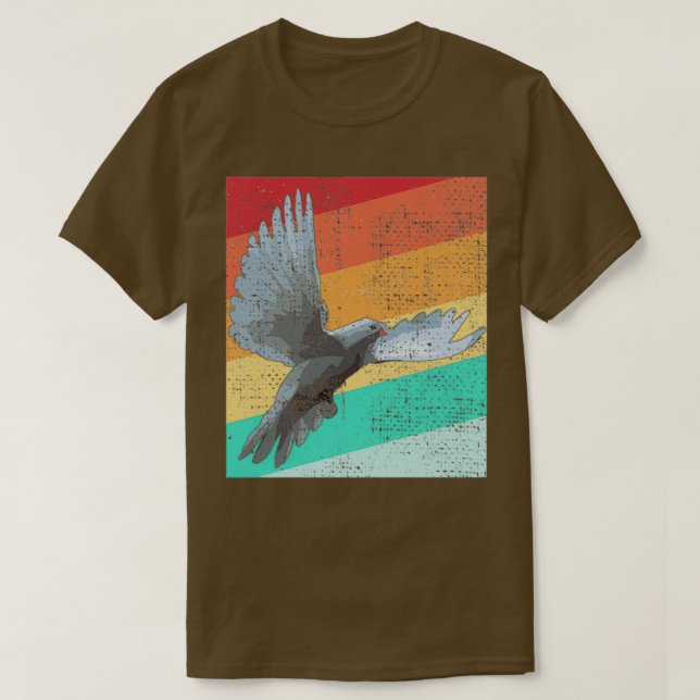 Pigeon Retro Pigeon Breeder 1 T Shirt (Design framsida)