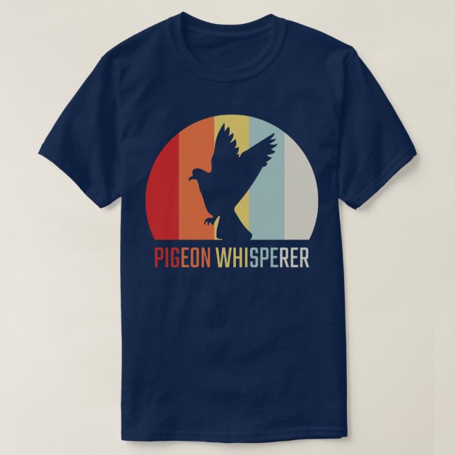 Pigeon Retro Vintage 2 T Shirt (Design framsida)