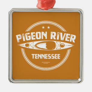 Pigeon River, Tennessee Julgransprydnad Metall