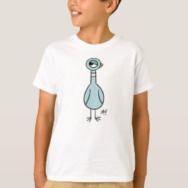 Pigeon Side Öga Kids White T Shirt
