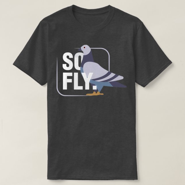 Pigeon So Fly Pullover Hoodie 1 T Shirt (Design framsida)
