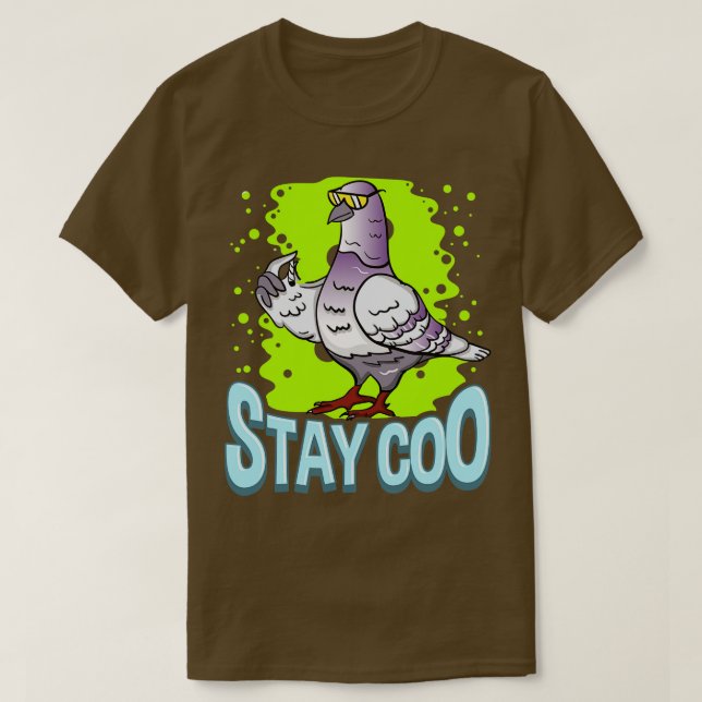 Pigeon Stanna Coo T Shirt (Design framsida)