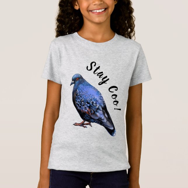 Pigeon, stanna! T-Shirt (Framsida)