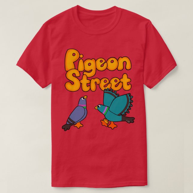 Pigeon Street T Shirt (Design framsida)