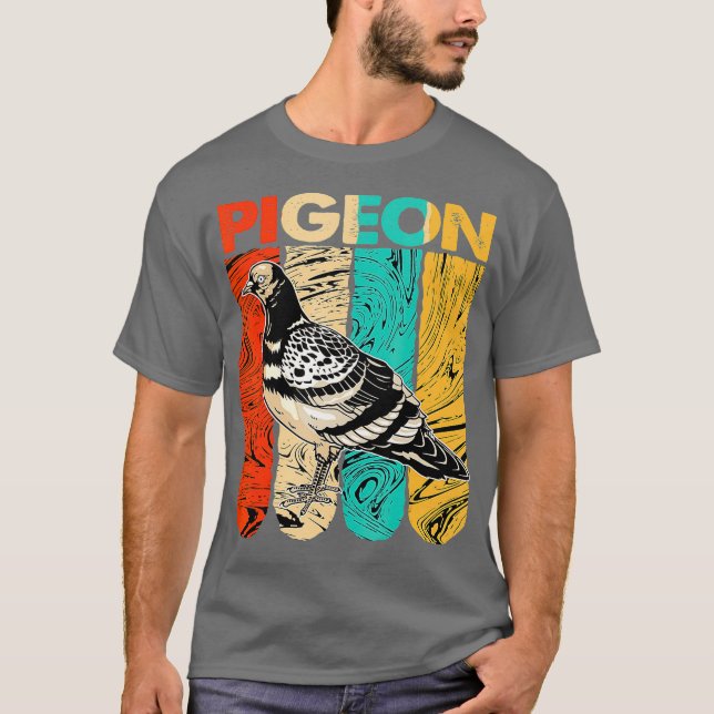 Pigeon T Shirt Far Vintage (Framsida)