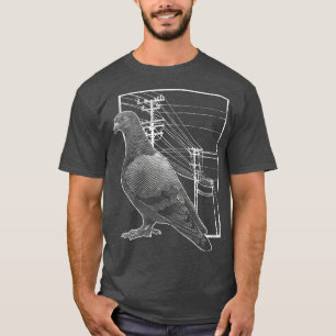 Pigeon Tävla Gift Bird Animal Lover Pigeon T Shirt