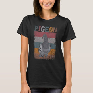 Pigeon Tävla Pigeon Bird Retro Pigeon T Shirt