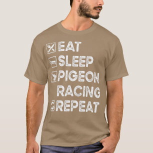 Pigeon Tävla Pigeon Fancier Bird Tävla Breeding T Shirt