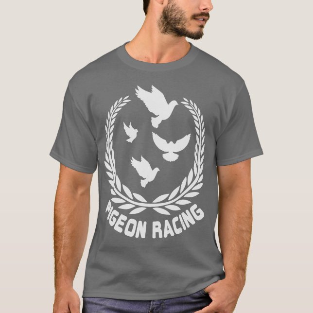Pigeon Tävla Pigeon T Shirt (Framsida)
