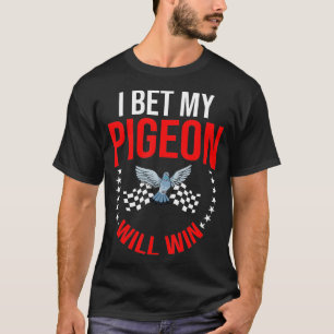 Pigeon Tävla Trainer Bird Keeping Fancier Clock ( T Shirt