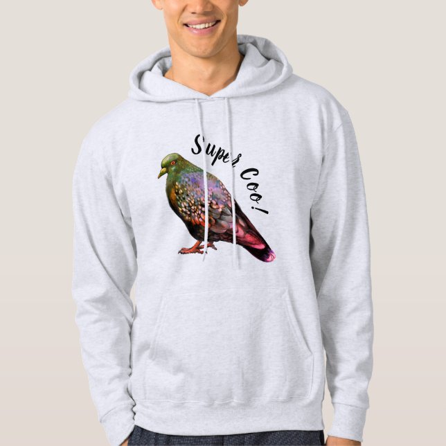 Pigeon, toppen coo! hoodie (Framsida)
