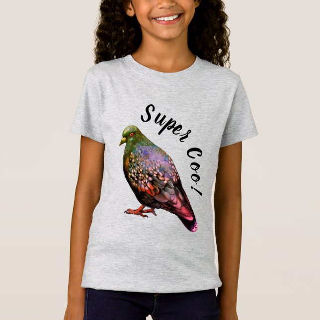 Pigeon, toppen coo! T-Shirt (Framsida)