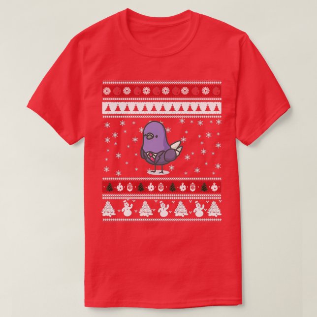 Pigeon Ugly jul 1 T Shirt (Design framsida)