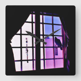 Pigeon-vy Fyrkantig Klocka