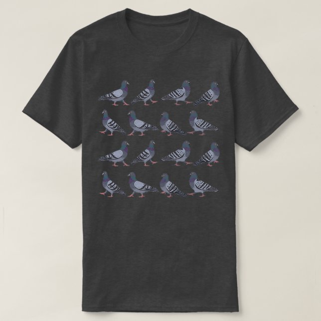 Pigeon Walk 2 T Shirt (Design framsida)