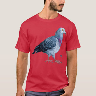 Pigeon Watercolor T Shirt