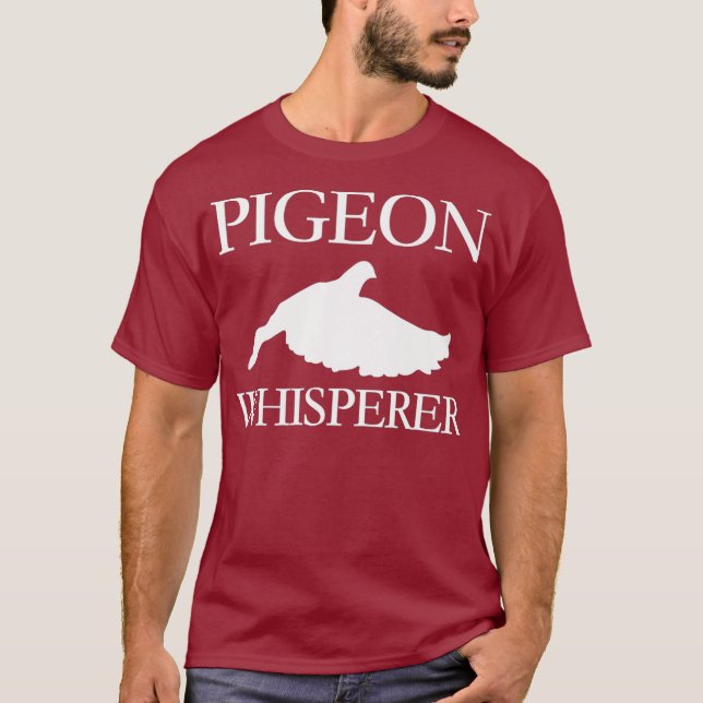 Pigeon Whisperer Animals Dovecote Race Breeding T Shirt (Framsida)