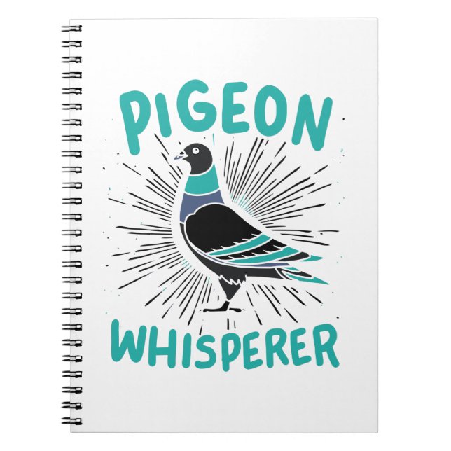 Pigeon Whisperer Anteckningsbok (Framsidan)