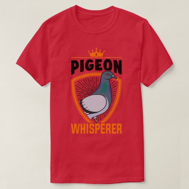 Pigeon Whisperer Fancier Carrier 2 T Shirt (Design framsida)