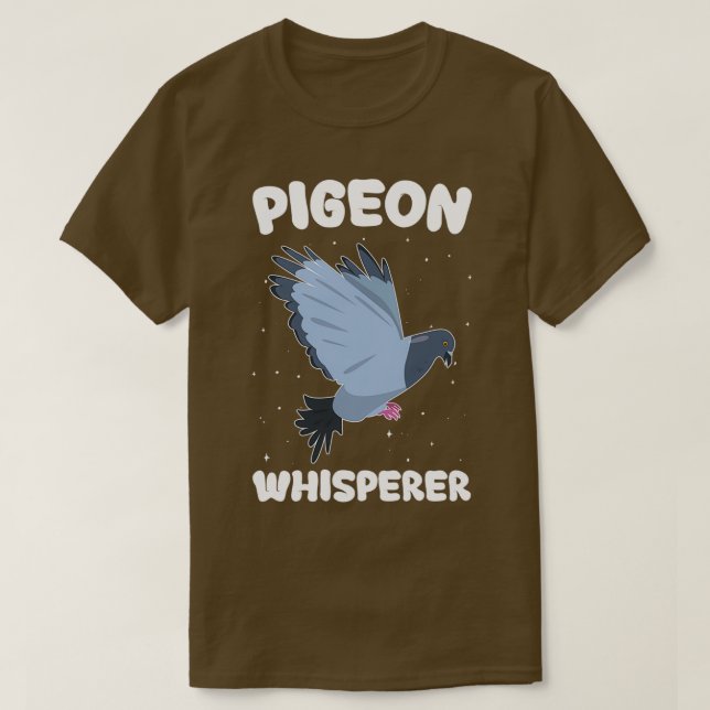 Pigeon Whisperer Funny Pigeon Owner Pigeon Keeper T Shirt (Design framsida)