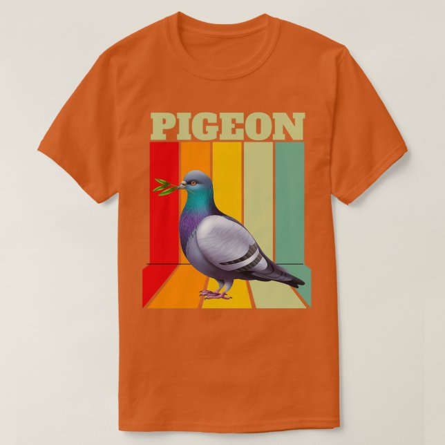 Pigeon Whisperer Owner Älskare ger Pigeon Kärlek G T Shirt (Design framsida)