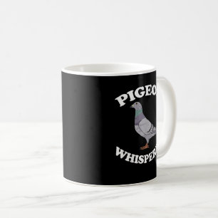 Pigeon Whisperer Pigeon Tävla Gift Pigeon Kaffemugg
