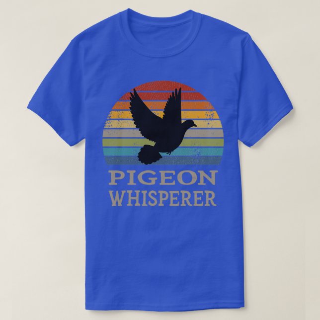 Pigeon Whisperer Retro 3 T Shirt (Design framsida)