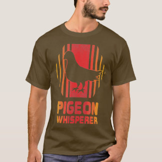 Pigeon Whisperer Retro Vintage 80s Stil-gåva T Shirt